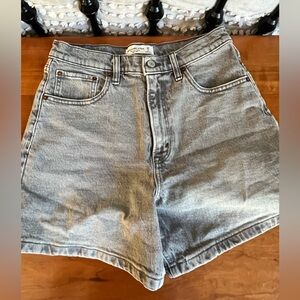Abercrombie & Fitch Gray Jean Shorts